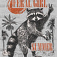 Feral Girl Summer Clean Ready to Press Transfer DTF Transfer Sublimation Transfer