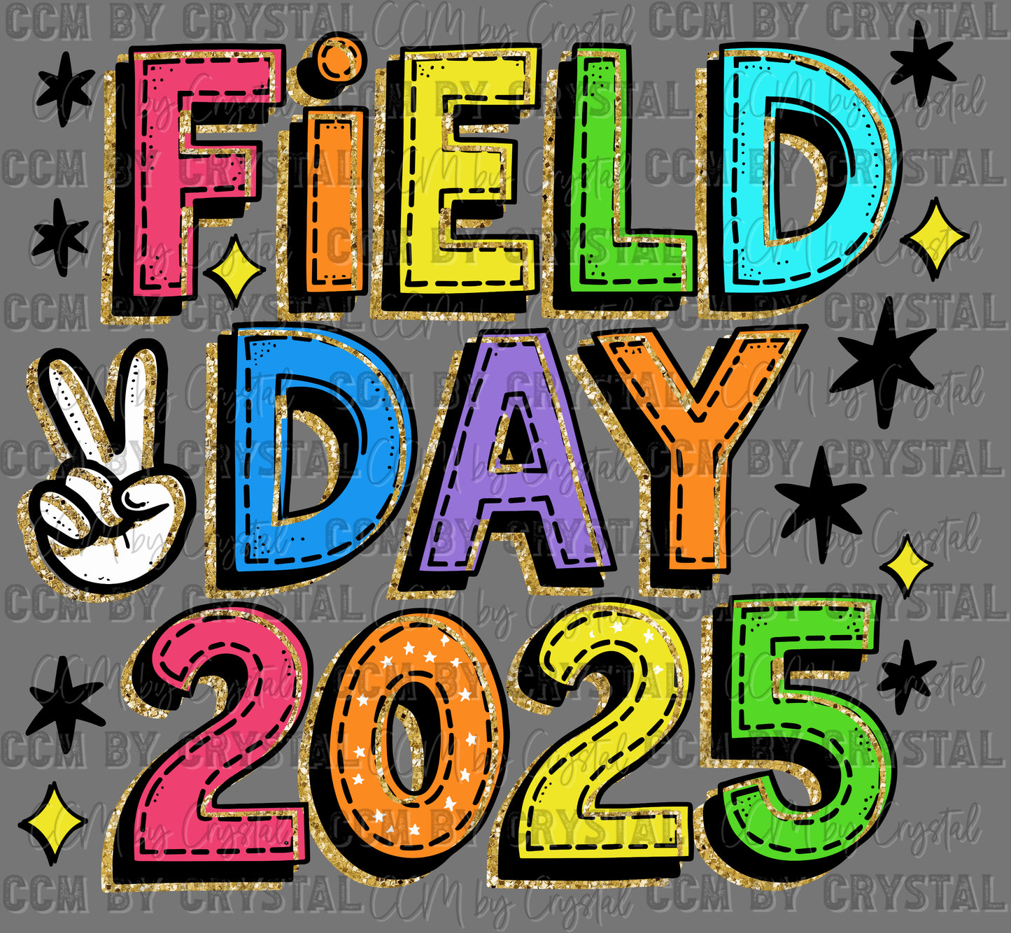Field Day 2025 Ready to Press Transfer DTF Transfer Sublimation Transfer