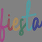 Fiesta Cinco de Mayo 6-Color Approximately 11" wide Spangle Transfer