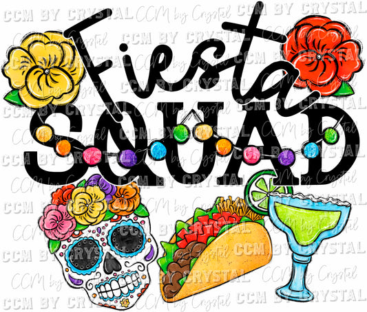 Fiesta Squad Cinco De Mayo Ready to Press Transfer