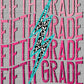 Fifth Grade Lightning Bolt Ready to Press Transfer