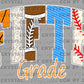Fifth Grade Back to School Sports Ready to Press Transfer DTF Transfer