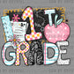 1st Grade Back to School Ready to Press Transfer DTF Transfer Sublimation Transfer