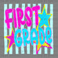 1st First Girly Pastel Back to School Ready to Press DTF Transfers Sublimation Transfers