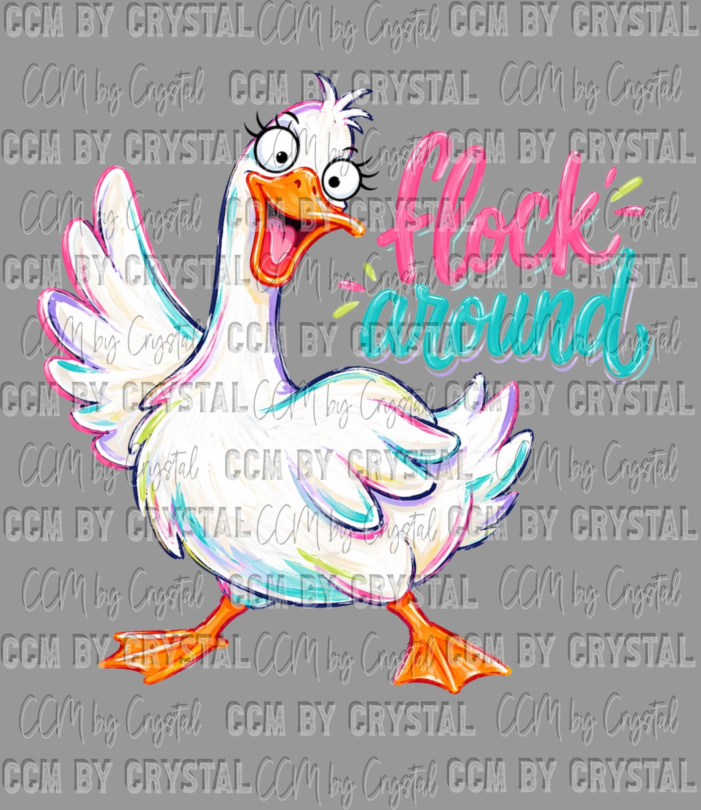 Flock Around Find Out Summer Ready to Press DTF Transfers