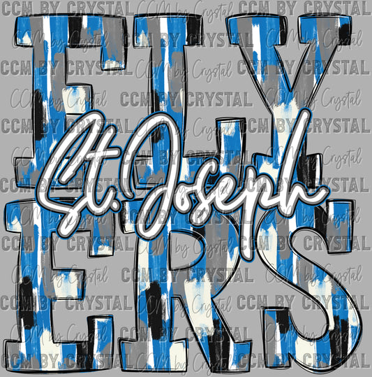 Victoria St. Joesph Flyers Ready to Press Transfer DTF Transfer Sublimation Transfer