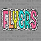 Colorful Flyers Ready to Press Transfer DTF Transfer