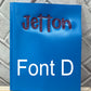 Personalized Embroidered Brad Pocket Folder