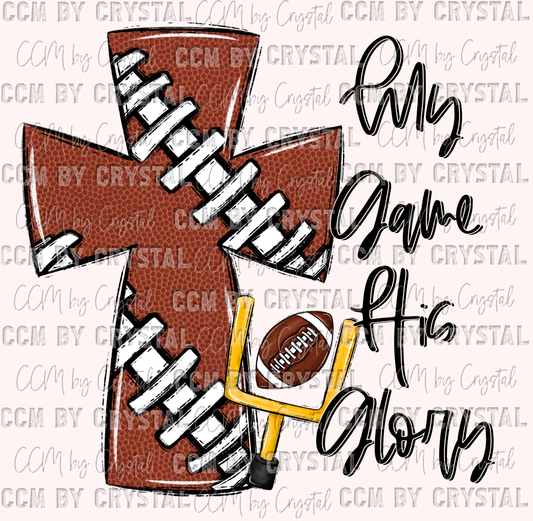 My Game His Glory Football Ready to Press Transfer