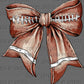 Football Bow Ready to Press Transfer DTF Transfer Sublimation Transfer