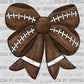 Football Bow Ready to Press Transfer DTF Transfer Sublimation Transfer