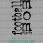 Football Mom Tigers Ready to Press Transfer DTF Transfer Sublimation Transfer