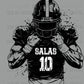 Personalized Pick your Name, Number and Color Football Player Ready to Press DTF Transfer