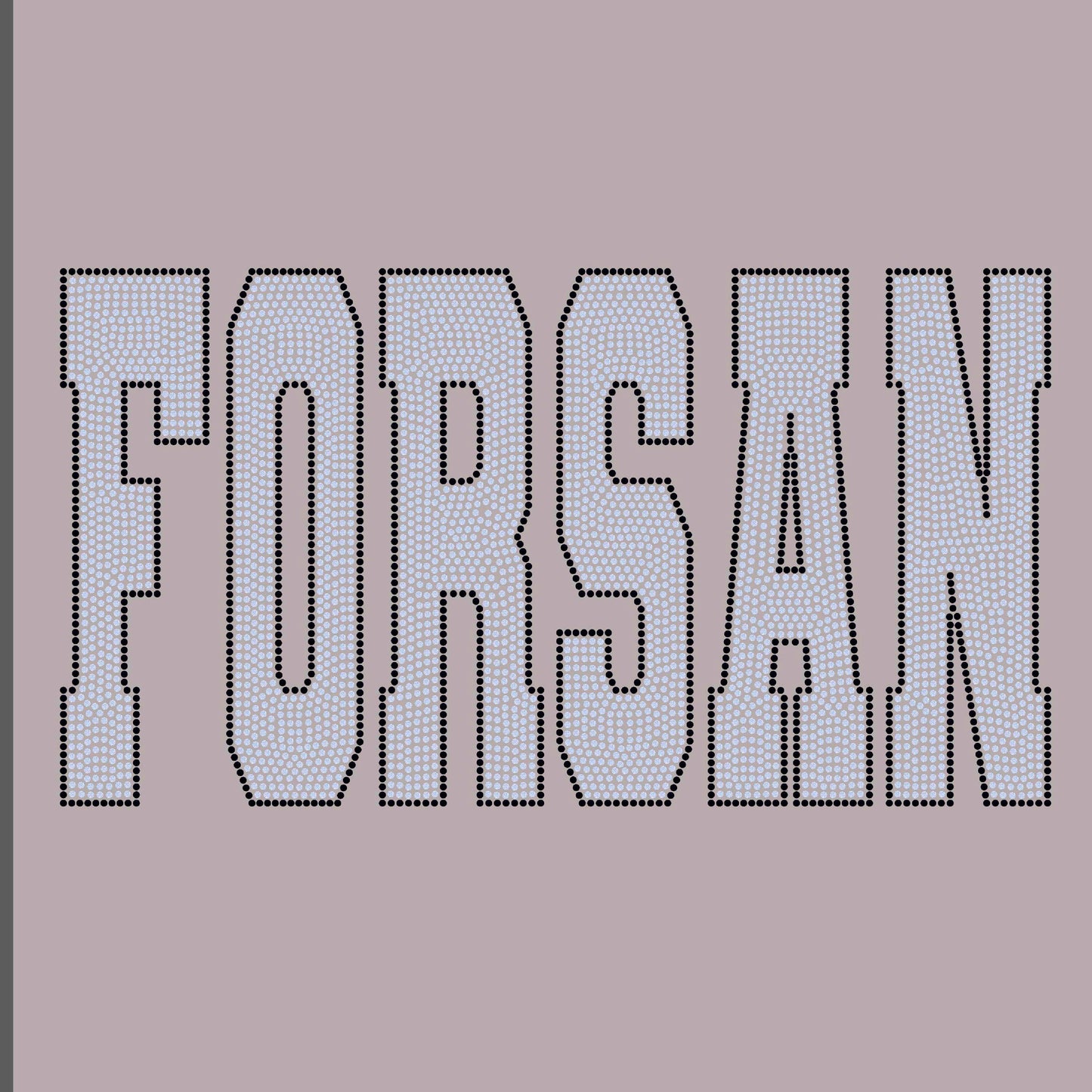 Forsan 2-Color 11" Wide Spangle Transfer
