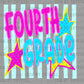 4th Fourth Girly Pastel Back to School Ready to Press DTF Transfers Sublimation Transfers