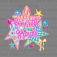 Fourth 4th Girly Stars Back to School Ready to Press DTF Transfers Sublimation Transfers