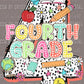 Back to School Fourth Grade Ready to Press Transfer