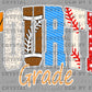 Fourth Grade Back to School Sports Ready to Press Transfer DTF Transfer