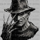Horror Burnt Guy Knives Hand Halloween Ready to Press DTF Transfers