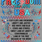 America Freedom Tour 1776 Fourth of July Ready to Press Transfer DTF Transfer Sublimation Transfer