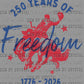 250 Years of Freedom Cowboy USA 4th of July Patriotic Ready to Press DTF Transfers Sublimation Transfers
