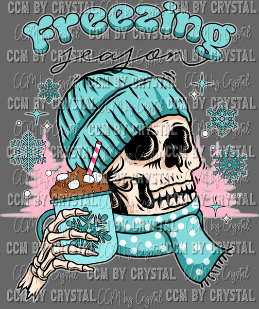 Freezing Season Winter Skellie Ready to Press Transfer