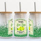 Gin and Tonic Summertime UV Transfer 16oz Libby Glass Can Wrap Ready to Apply
