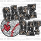 Game Day Baseball Faux Sequins Faux Embroidery Ready to Press Transfer
