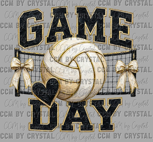 Game Day Volleyball Ready to Press DTF Transfers Sublimation Transfers