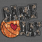 Game Day Basketball faux Sequins Ready to Press Transfer Instant Peel DTF Transfer Sublimation Transfer