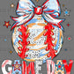 Game Day Baseball Brushstrokes Ready to Press Transfer DTF Transfer Sublimation Transfer
