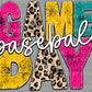 Game Day Baseball Ready to Press Transfer DTF Transfer Sublimation Transfer
