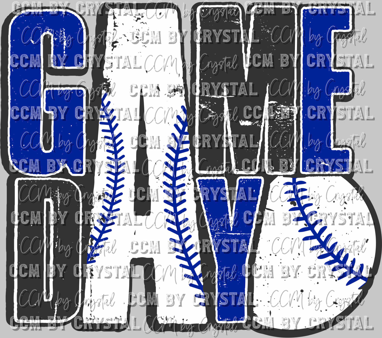 Game Day Baseball Ready to Press Transfer DTF Transfer Sublimation Transfer