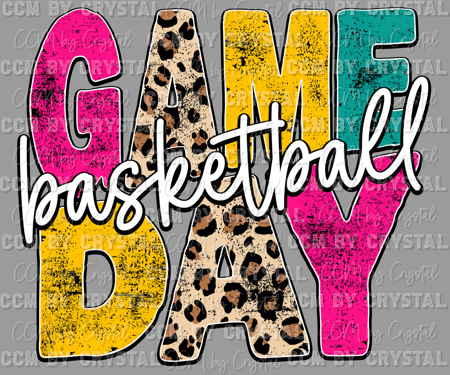 Game Day Basketball Ready to Press Transfer DTF Transfer Sublimation Transfer
