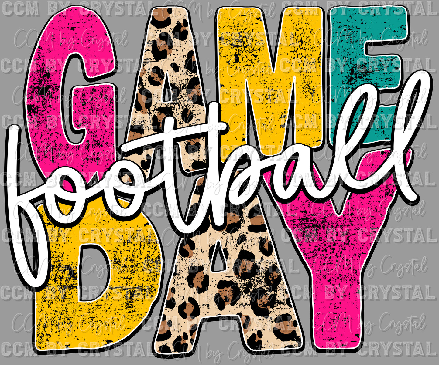 Game Day Football Ready to Press Transfer DTF Transfer Sublimation Transfer