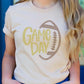 Game Day Football 2-Color Approximately 11" wide Spangle Transfer