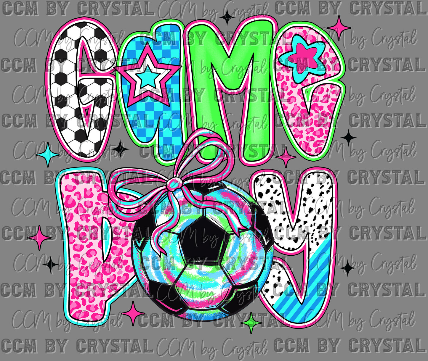 Game Day Soccer Ready to Press Instant Peel DTF Transfers Sublimation Transfers