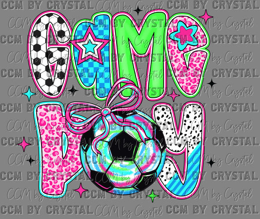 Game Day Soccer Ready to Press Instant Peel DTF Transfers Sublimation Transfers