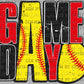 Game Day Softball Ready to Press Transfer DTF Transfer Sublimation Transfer