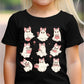 Ghosts with Pink Bows Halloween Ready to Press Transfer DTF Transfer Sublimation Transfer