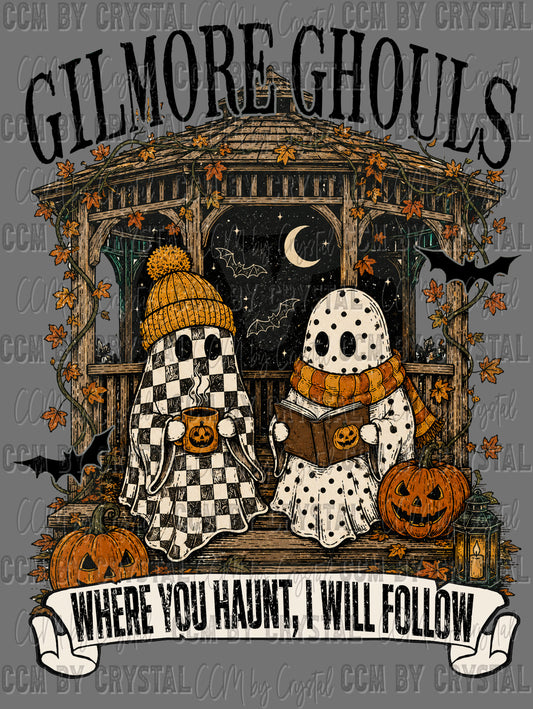 Gilmore Ghouls Ghosts Halloween Ready to Press DTF Transfers Sublimation Transfers
