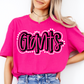 Giants Doodle Mascot Ready to Press Transfer DTF Transfer Sublimation Transfer