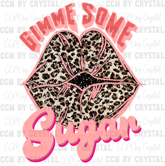 Leopard Gimme Some Sugar Ready to Press Transfer