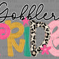 Gobbler Pride Wild and Colorful Mascot Ready to Press Transfer Direct to Film DTF Transfers