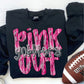 Pink Out Gobblers Ready to Press Transfer DTF Transfer Sublimation Transfer