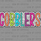 Colorful Gobblers Ready to Press Transfer DTF Transfer