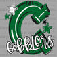 C Gobblers Cuero Green Ready to Press DTF Transfers Sublimation Transfers