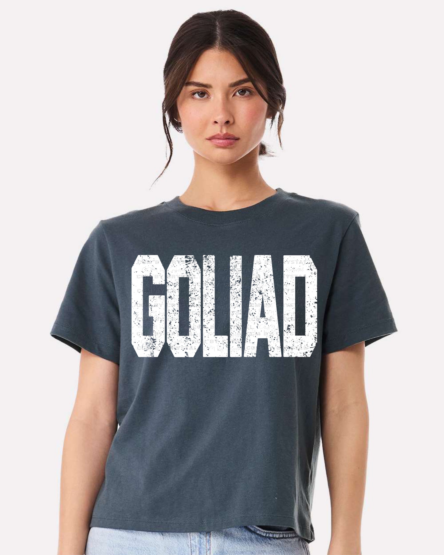 Goliad Tigers Cropped Bella & Canvas T-Shirt