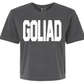 Goliad Tigers Cropped Pepper Comfort Colors T-Shirt