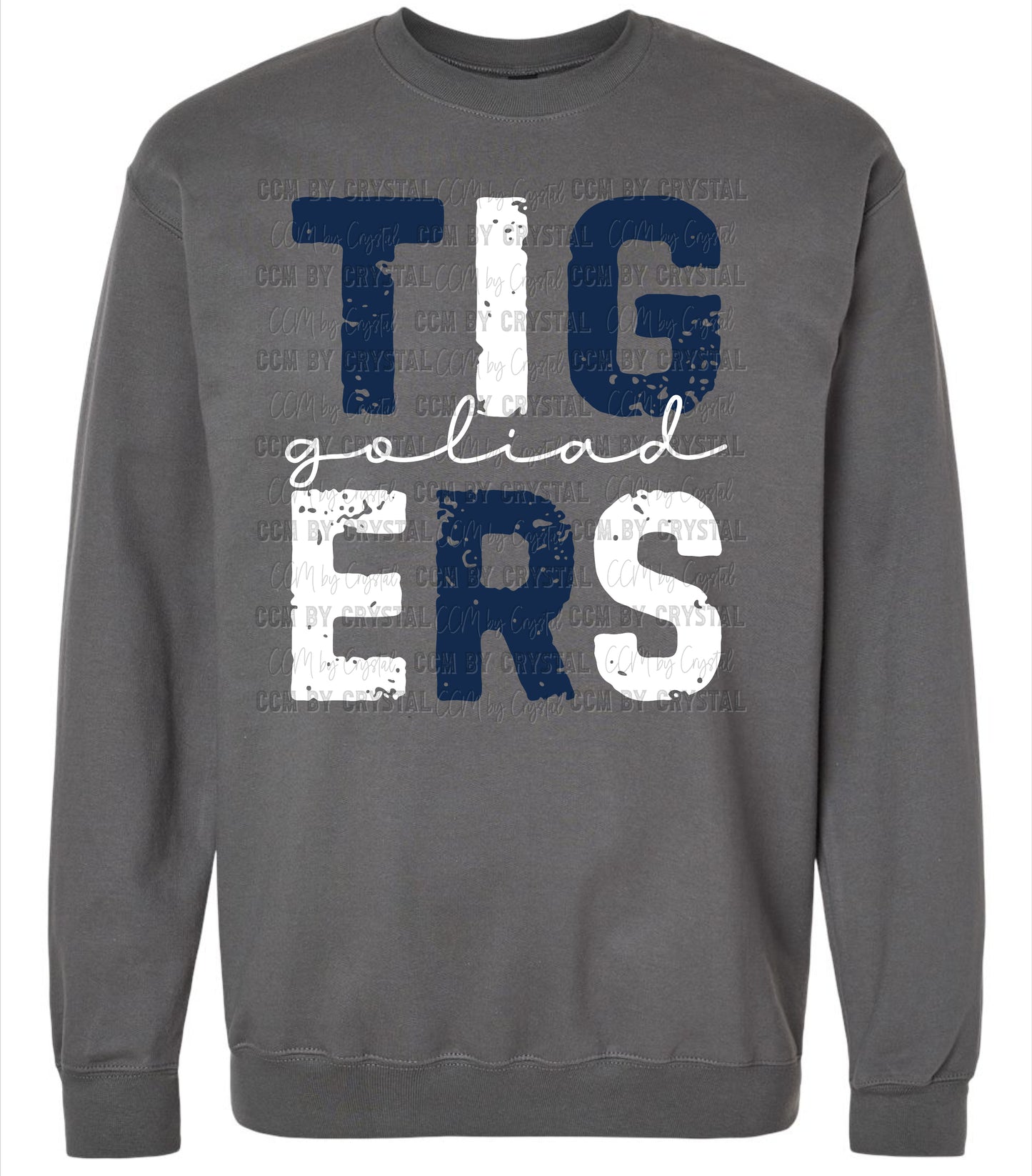 Goliad Tigers Grunge Sweatshirt